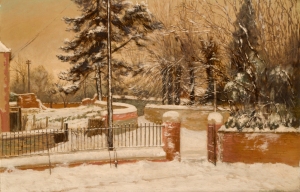 The School Gate by Frederick Emery